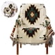 thumbnail image 2 of manta boho con flecos, colcha tejida de estilo étnico americano, jacquard con flecos de manta de punto geométrico, hogar, oficina, viajes, decoración de camping Vhermosa LKX-1950-3, 2 of 2