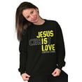 thumbnail image 4 of Jesus Christ Love Christian Faith Sweatshirt for Men or Women Brisco Brands S, 4 of 6