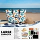 thumbnail image 5 of Fotbe Block Dinosaur Bolsa de Viaje para Playa - Resistente al Agua, Bolsa Tote de Gran Capacidad y Ligera con 7 Bolsillos para Mujeres y Hombres, 5 of 7