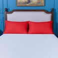 thumbnail image 2 of Ntbay Microfiber Pillowcase set - 2 Pack - Envelope Closure Pillow Cases - Standard - Red, 2 of 5