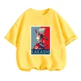 thumbnail image 3 of Camiseta de Naruto para niños, ropa informal de verano con dibujos animados de Sonic Goku, de manga corta, para niños de 3 a 14 años, camiseta de Kakashi, ropa para adolescentes y niñas, 3 of 5