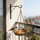 thumbnail image 5 of Comedero colgante para pájaros | Comedero de jardín de malla metálica para aves silvestres | Estación decorativa de alimentación para aves al aire libre, 5 of 9