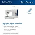 thumbnail image 3 of Brother PQ1600S High Speed 1500 SPM Straight Stitch Sewing and Quilting Machine, 3 of 11