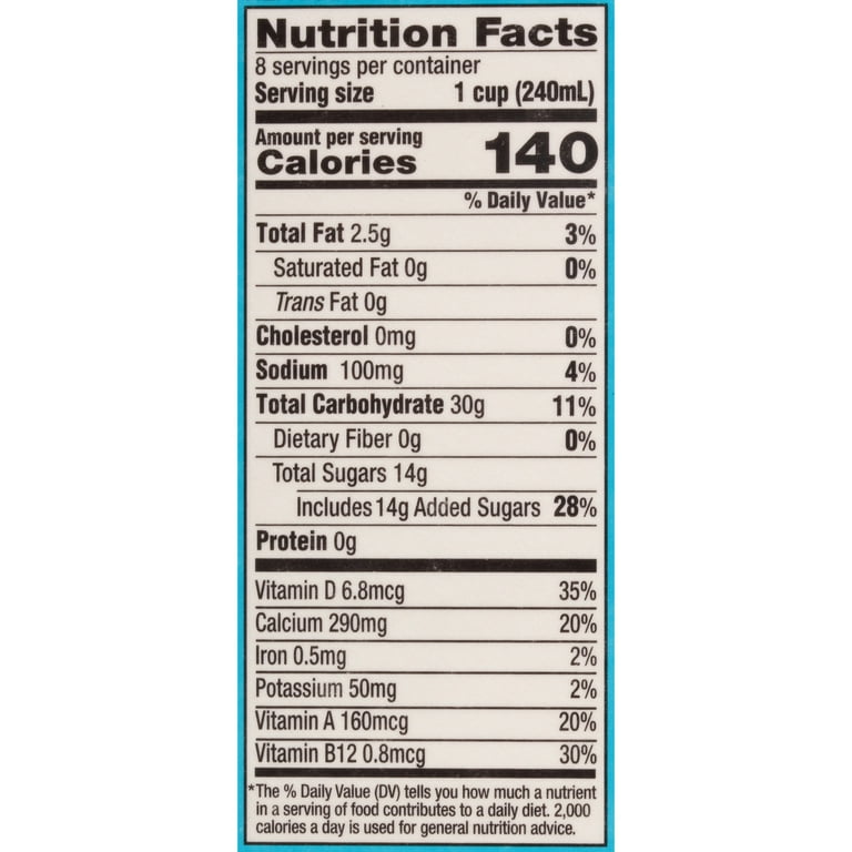 Rice Milk Nutrition Facts