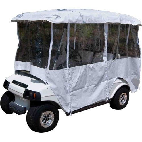 Universal White 4 Passenger Enclosure for Golf Carts with 80