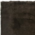 thumbnail image 5 of SAFAVIEH Paris Darwin Plush Polyester Shag Area Rug, Chocolate, 5' x 5' Square, 5 of 6