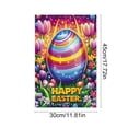 thumbnail image 3 of SLYNSHome Happy Easter Garden Flag for Outside, Easter Eggs Bunny Holiday Yard Outdoor Flag, 3 of 7