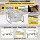 thumbnail image 3 of VEVOR Especiero extensible, 13.8"-23.6" ajustable, estante organizador de acero, 3 of 9