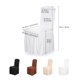 thumbnail image 5 of Funda para silla con volantes elásticos, ideal para bodas, banquetes y hoteles, en tono champán, resistente y fácil de limpiar., 5 of 7