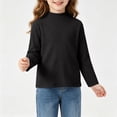 thumbnail image 2 of JFOPQVSM Girls Long Sleeve Shirts Girls T Shirts Size 2-10Y,Ribbed Tees,Crewneck,Cotton,Cute Undershirts,Base Layering,Pull On,Comfy, 2 of 6