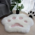 thumbnail image 3 of kurtrusly Multifunctional Soft Rug With Cat Paw Print Any Space Breathable And Skin Friendly Decorative Rug black, 3 of 6