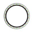thumbnail image 2 of Steering Wheel Cover, Colorful Flying Parrot Cute Cute Car Steering Wheel Cover for Women Men, Anti-Slip Soft Aesthetic Auto Car Wheel Cover for Truck Trailer SUV Car Decor 15in, 2 of 7