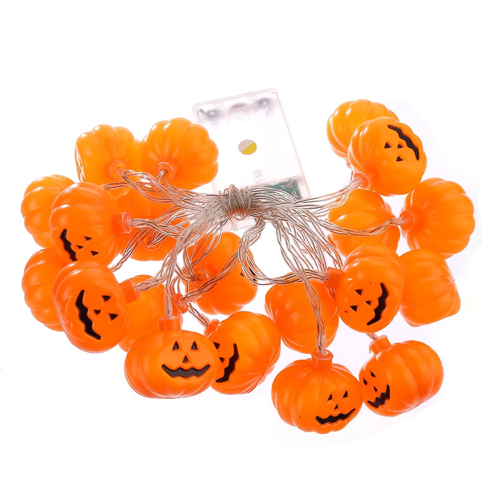 20LEDs Mini Pumpkin String Light Battery Operated ...