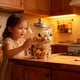 thumbnail image 5 of Bote de almacenamiento de cristal hermético para tarros de caramelos en forma de perro blanco | Gran recipiente decorativo para premios para mascotas con tapa en la encimera de la cocina |, 5 of 8