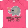 thumbnail image 4 of Inktastic Mimi and Pappy Love Me Elephant Boys or Girls Baby Bodysuit, 4 of 5
