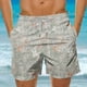 thumbnail image 2 of Pantalones Cortos Casuales de Baño con Impresión de Hojas Hawaianas para Hombres 100% Poliéster, Pantalones de Playa de Secado Rápido, Upf 50 + con Forro de Malla para Nadar, 2 of 5