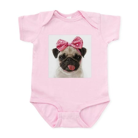 

CafePress - Pug Body Suit - Baby Light Bodysuit Size Newborn - 24 Months
