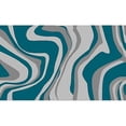thumbnail image 2 of Trampoline Appearance Replacement Set, 16' Round Safety Pad with 12-pole Sleeve Protectors - Maui Marble, 2 of 6