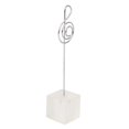 thumbnail image 3 of Luzkey 6xTranslucent Cube base card memo photo clips holder music notation wire clip, 3 of 6