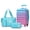 Blue+Pink, variant on Carry On Luggage Sets 3 Piece 20 Inch Suitcase Set, ABS+PC Hardshell Lightweight Travel Luggage with Spinner Wheels & YKK Zipper TSA Lock (BEIGE-BROWN, 20 Inch)