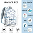 thumbnail image 6 of Boho Chic Commuter Backpack - Tribal Print, 17 Inch Laptop Pocket, Heavy Duty Fabric, Large Capacity for School, Work & Travel, 6 of 6