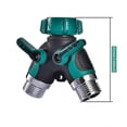 thumbnail image 2 of Hose Splitter 2 Way, Heavy Duty Metal Connector, Two Way Garden Hose Splitter, 2 of 4