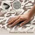 thumbnail image 6 of ODIKA 4'x6' Washable Area Rug Stain Resistant, Low Pile, Easy Care Placemat Showcasing Cow Muted Spotted Motifs Fabric Table Bathroom for Dorm Room, Small Living, 6 of 7