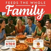 Gourmia Indoor 12 Pizza Oven with Cordierite Stone, Dual Adjustable Burners, 6 Pizzeria Style Presets, Stainless Steel
