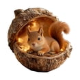 thumbnail image 2 of Adorno colgante de árbol de Navidad para animales del bosque, diseño caprichoso, decoración versátil, acrílico duradero, uso en temporada navideña, 10 cm, 2 of 5
