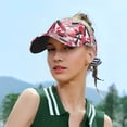 thumbnail image 5 of Sikiie Makeup Sun Visor Hat Adjustable Velcro Golf Visor Sports Sunscreen Visor Hat for Outdoor Activities, 5 of 7
