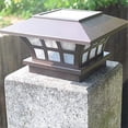 thumbnail image 5 of Solar Post Light Columns Lamp Outdoors Waterproof Solar LED Fence Lamps for Garden Street, 5 of 5