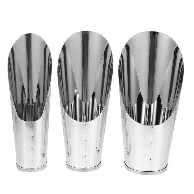 BRIGHTFUFU 3 unids Suelo Metal Spade Shovel Cup Suculento DIY Bonsai Plant Helper Hand Herramienta