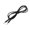 1m, variant on CIYISON 2.5mm Stereo TRS Male to 2.5mm Male Angle Audio Aux Cable Cord 20cm/100cm
