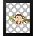 thumbnail image 2 of Robinson, Tamara 15x18 Black Modern Framed Museum Art Print Titled - Monkey III, 2 of 5