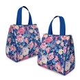 thumbnail image 2 of Pioneer Flower Floral Print Pattern Insulated Lunch Bag for Women & Adults,Large Portable Soft Cooler Lunch Bag,Thermal Food Storage Tote with Pearl Cotton,8.66L,8.75x5.75x9.5 Inch, 2 of 6