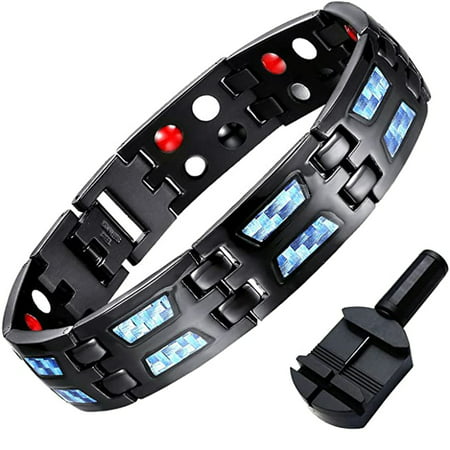  Titanium Power Magnetic Bracelet Carbon Bracelet Carbon Fiber Titanium Magnetic Bracelet Magnetic Slim