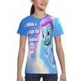 Kids Bibble Shirts 3D Printing Cartoon T Shirt Casual Top Summer Short