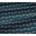 thumbnail image 4 of oneOone Cotton Jersey Dark Teal Blue Fabric Flower Artistic Diy Clothing Quilting Fabric Print Fabric By Yard 58 Inch Wide, 4 of 4