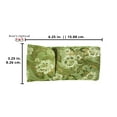 thumbnail image 4 of 3 Pack Floral Eyeglass Case Top Closure, Slip In Eyeglass Case Soft Fits Medium To Large Glasses, Women - Asian Floral- Blue, Pink Champagne, & Green, 4 of 8