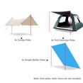 thumbnail image 4 of Lot de 2 Mâtx de Support en Acier pour Tente, Longueur de 2,0 m, Conception à 3 Segments, Couleur Rouge, Installation Rapide pour Remplacement de Auvent Ou Auvent, Comprend un Sac de Rangement, 4 of 7