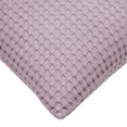 thumbnail image 6 of Mainstays Waffle Knit Pillow, 18" x 18", Purple, 6 of 8