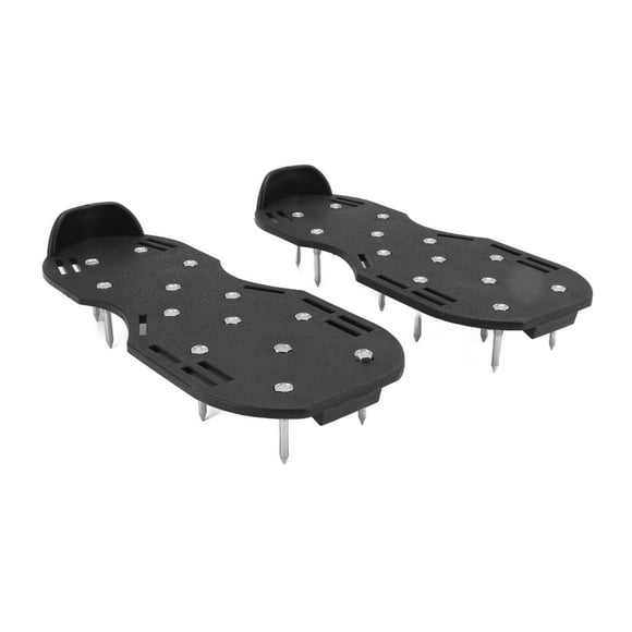 Lawn Aerator Shoes, Lawn Aerating Sandals with Spikes and Straps Rivet Pre Assembled Aerating Shoes Spiked Shoes for Lawn Care, Reduces Thatch, Revives Soil Health