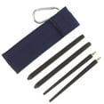 thumbnail image 3 of Raindrops 1 Pair Reusable Chopsticks Folding Chopsticks Portable Chopsticks Foldable Chopsticks with Bag, 3 of 7
