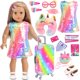 thumbnail image 1 of Ropa y accesorios para muñecas K.T. Fancy American de 18 pulgadas, 1 of 8
