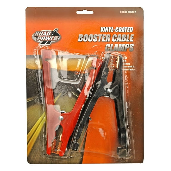 Road Power 400C-2 Vinyl-Coated Booster Cable Clamps