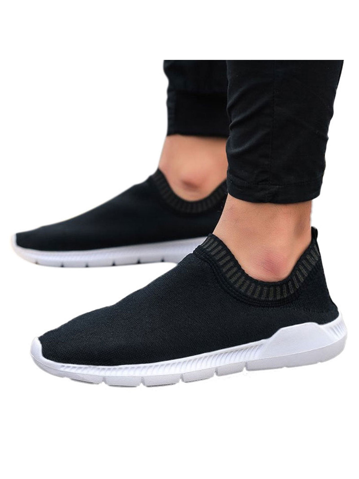 Mens Air Shock Gym Sports Shoes Running Trainers Lace Up Casual Pumps Sneakers