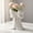 White, variant on Pink Bow Vase Coquette Ceramic Vase – 6.1 x 4.7 in Decorative Pen Holder Makeup Brush Holder for Women, Contemporary Design Home Office Shelf Table Decor, Christmas Gift,pink flower vase