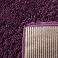 thumbnail image 5 of SAFAVIEH August Carlene Solid Plush Shag Runner Rug, Purple, 2'3" x 8' - Modern Design, Purple, Non-Shedding & Easy Cleaning, Ultra Plush Thick Pile, Ideal for Living Room, Bedroom, Entryway, 5 of 9