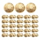thumbnail image 1 of 30 botones de 20 mm con hebilla de metal, elegantes y huecos, para manualidades, costura, decoración (dorado claro), 1 of 6