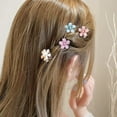 thumbnail image 2 of 12 Pack Cute Flower and Pearl Hair Clips for Women and Girls, Anti-slip Mini Hair Clips for Thin Hair, Decorative Hair Accessories for Styling, 2 of 6